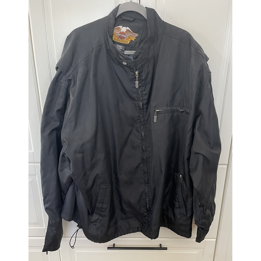 Harley Davidson Mens Jacket Size XXX Large Black RN CA 03402